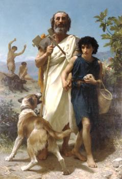 William-Adolphe Bouguereau : Homer and his Guide